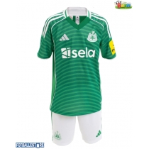 Newcastle United Harvey Barnes #11 Bortedraktsett Barn 2025-26 Kortermet (+ Korte bukser)